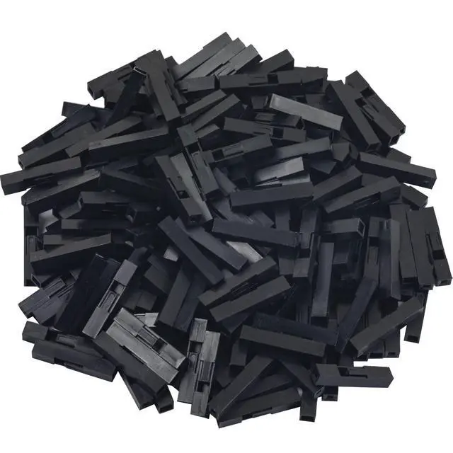 Alt view image 2 of 7 - 200pcs (100 Pairs) Male & Female Pin Connectors Kit, 0.1" Pitch, Dupont Jumper Cable, 200pcs Pin Housing