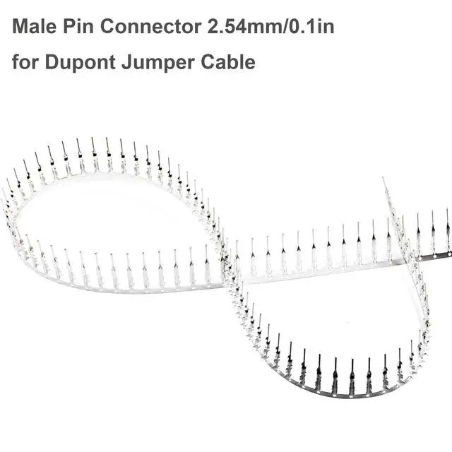 Alt view image 5 of 7 - 200pcs (100 Pairs) Male & Female Pin Connectors Kit, 0.1" Pitch, Dupont Jumper Cable, 200pcs Pin Housing