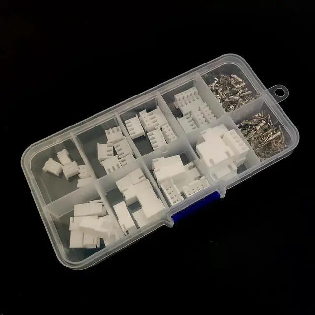 Alt view image 5 of 7 - JST XH 2.54mm Pitch Male Female Housing 2 3 4 5 Pin Connectors Socket Plugs with Terminals Compatible XH2.54mm Connector Kit