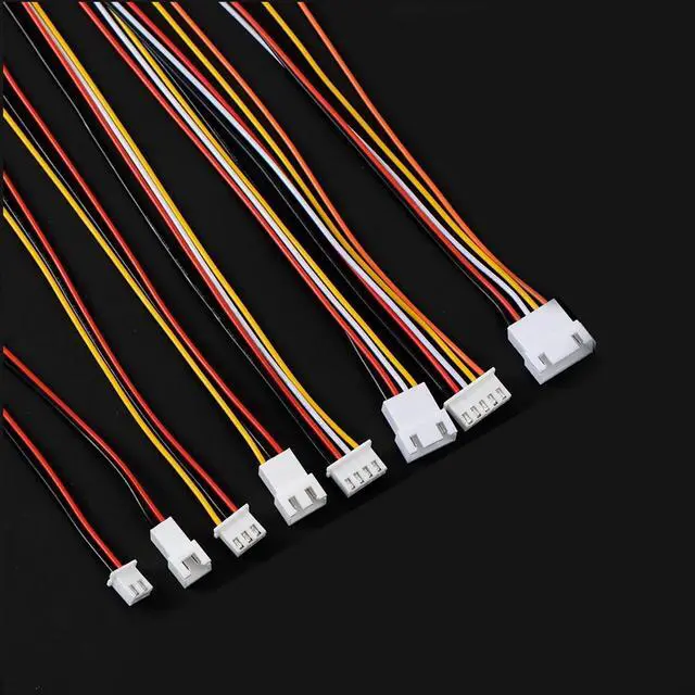 Alt view image 5 of 7 - JST XH 2.54mm 2 Pin Connector,20 PCS Male Plug and 20 PCS Female Socket, Micro Wire Connectors with 100mm Extension Cable AWG 26