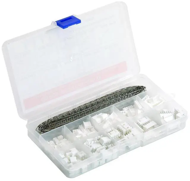 Alt view image 7 of 7 - 460PCS JST XH Connector Kit,2.54mm JST 2/3/4/5/6 Pin Male and Female Housing Connector,XH 2.54mm Adapter Plug