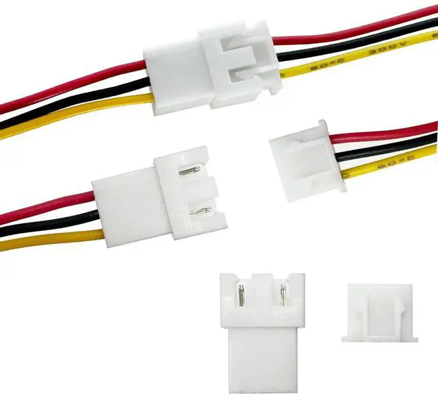 Main image of 40pcs (20Pairs) JST XH 2.54mm 3Pin Mini Micro Male and Female Connection Cable Plug with Terminal Connector Wire Cable 100mm 26AWG