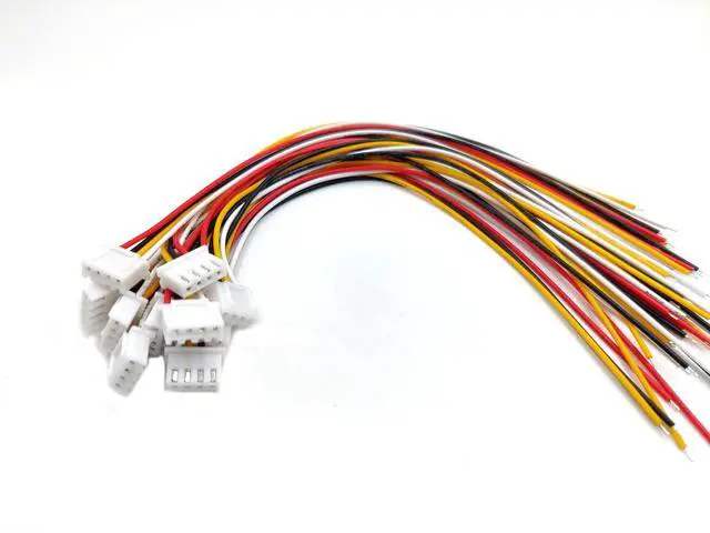 Alt view image 3 of 4 - 20 Sets Jst Xh 2.54 4 Pin Connector Plug Male with 200mm Wire & Female Connector