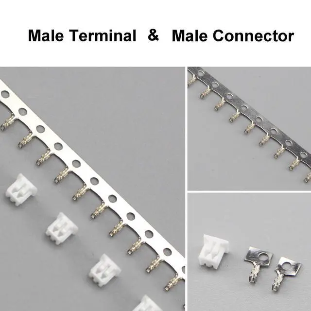 Alt view image 3 of 7 - 360PCS JST MX 1.25MM Connector Assortment Kit, 1.25MM Pitch Male and Female Housing Connectors, 2/3/4/5 Pin Housing Adapter Plug Terminal