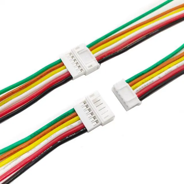 Alt view image 2 of 7 - JST-PH 2.0 6 Pin Male Female Plug Connector with 22AWG Soft Silicone Cable Wires Compatible with 2.0mm Pitch JST PH Adapter (5Pairs)