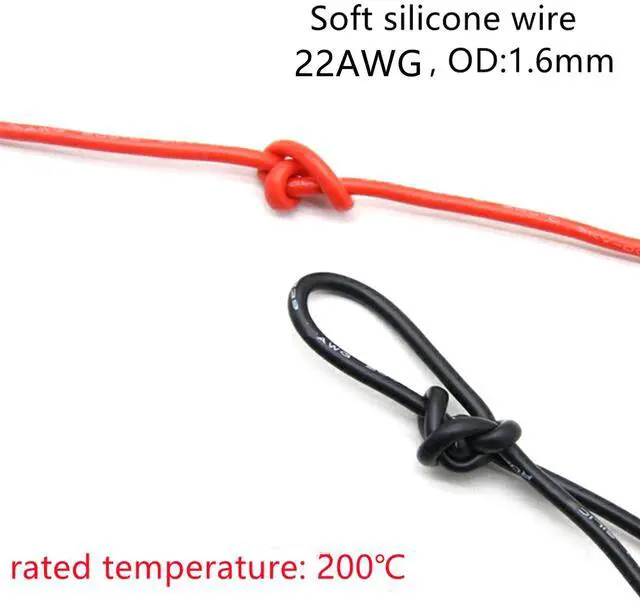 Alt view image 6 of 7 - JST-PH 2.0 6 Pin Male Female Plug Connector with 22AWG Soft Silicone Cable Wires Compatible with 2.0mm Pitch JST PH Adapter (5Pairs)