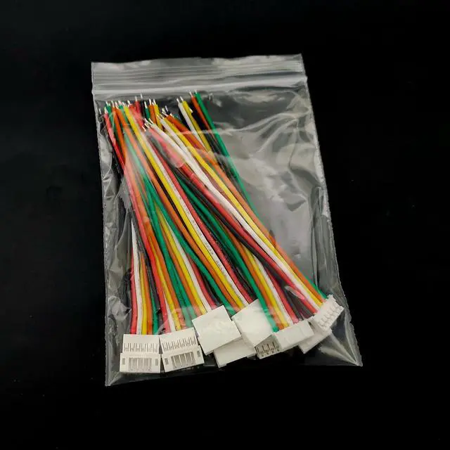 Alt view image 7 of 7 - JST-PH 2.0 6 Pin Male Female Plug Connector with 22AWG Soft Silicone Cable Wires Compatible with 2.0mm Pitch JST PH Adapter (5Pairs)