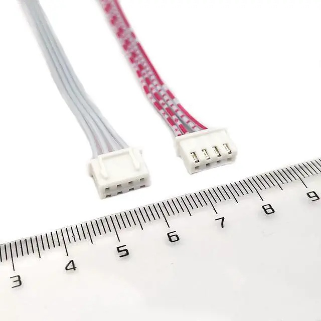 Alt view image 4 of 5 - 5 Pcs 4Pin Cable 2.54mm Pitch Female to Female JST XH Connector Ribbon Cables Wire Adapter 20cm