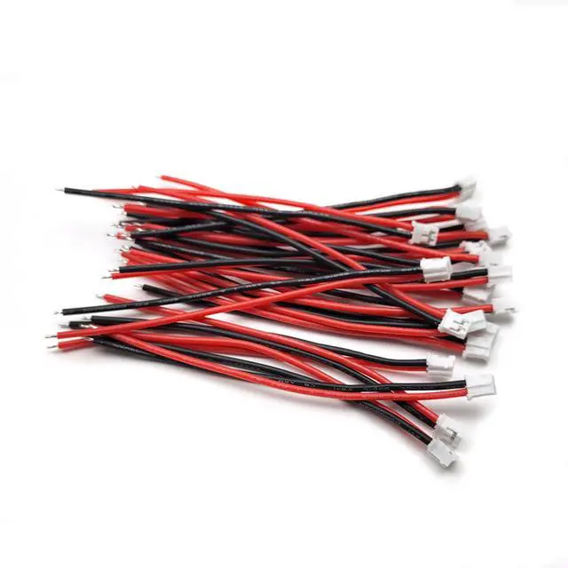 Alt view image 3 of 7 - 20 Sets Mini Micro JST-PH 2.0mm 2 Pin Male Connector with 10cm Silicone Wire Cables and Female Socket JST PH 2.0 Connector Kit