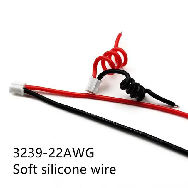 Alt view image 4 of 7 - 20 Sets Mini Micro JST-PH 2.0mm 2 Pin Male Connector with 10cm Silicone Wire Cables and Female Socket JST PH 2.0 Connector Kit
