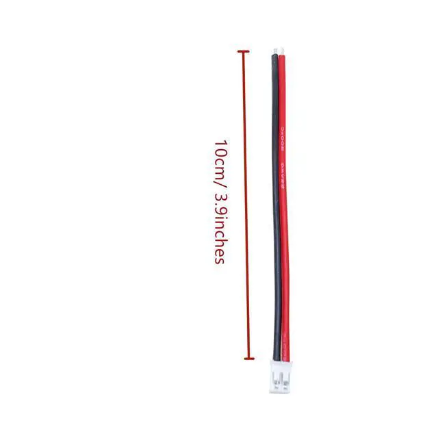 Alt view image 5 of 7 - 20 Sets Mini Micro JST-PH 2.0mm 2 Pin Male Connector with 10cm Silicone Wire Cables and Female Socket JST PH 2.0 Connector Kit