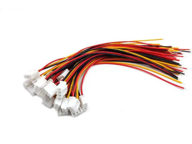 Alt view image 3 of 4 - 20 Sets JST XH2.54 3Pin Wire Cable Plug Connector, XH 2.54mm Pitch 3Pins Male Female 15cm Wire Length 26AWG