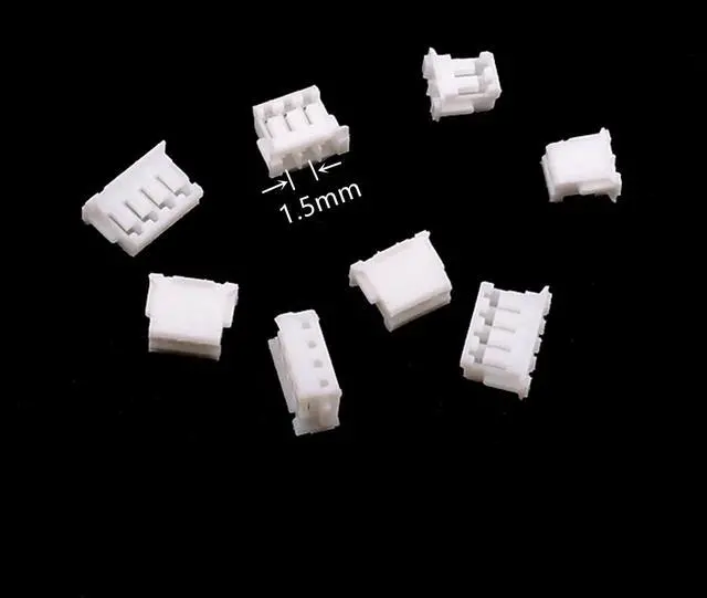 Alt view image 4 of 6 - JST ZH 1.5mm Connector Socket and Crimp Terminal kit Compatible with 1.5mm Pitch 2/3/4/5 Pin Housing Male Female Adapter Cable Connectors Plug