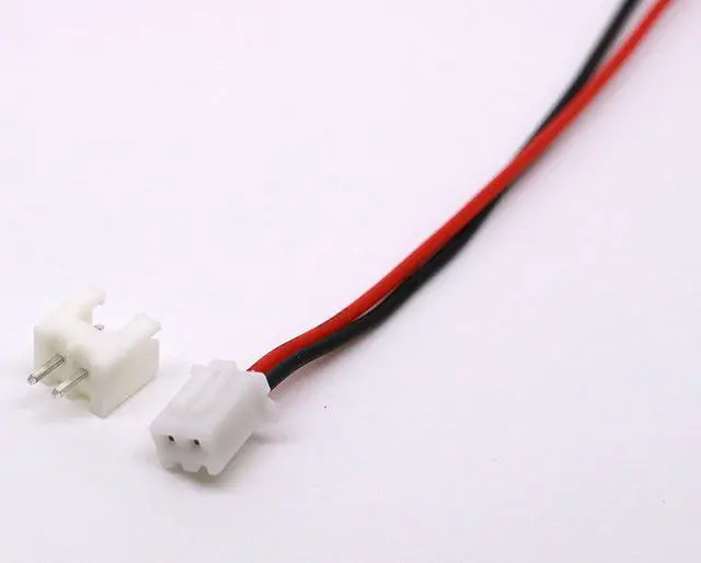Alt view image 2 of 3 - 20 Sets Jst Xh 2.54 2 Pin Connector Plug Male with 200mm Wire & Female Connector