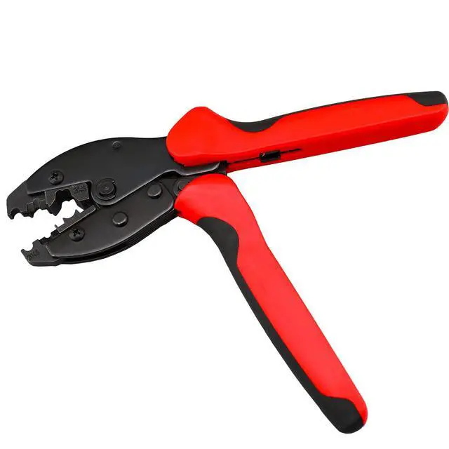 Alt view image 3 of 7 - LY-2048 Crimping Pliers, Spark Plug Wire Crimper for Spark Plug Stripping Tool, Ratchet Wire Terminal Crimper Wire Crimping Tool