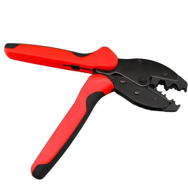 Alt view image 4 of 7 - LY-2048 Crimping Pliers, Spark Plug Wire Crimper for Spark Plug Stripping Tool, Ratchet Wire Terminal Crimper Wire Crimping Tool