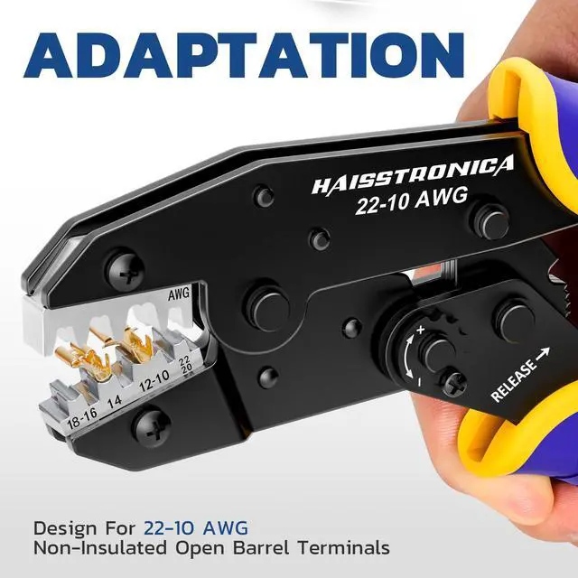 Alt view image 3 of 4 - Crimping Die for Open Barrel Terminals,22-10 AWG