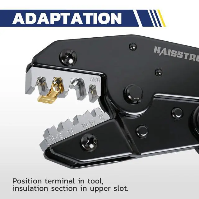 Alt view image 2 of 4 - Crimping Die for Open Barrel Terminals,22-10 AWG