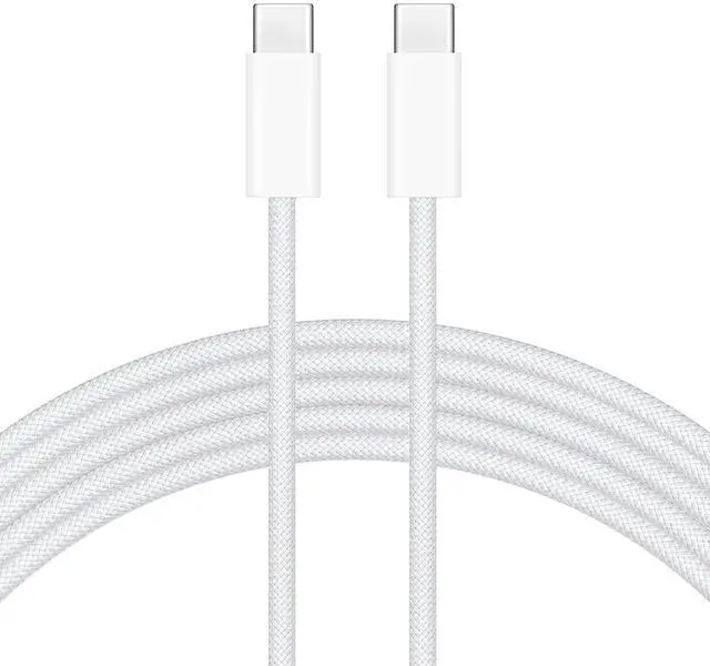 Main image of 6ft IPhone 16/16E/17/17E USB C to USB C Cable, Woven Charger Long Cable for iPhone 17/16/15 Plus/ Pro Max, iPad Air,iPad 10th Gen, Mini 6th, Pro 13/12.9/11 in, Type-c MacBook Pro Fast Charging Cord