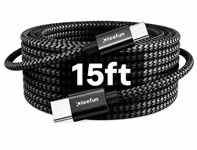 Main image of Long USB C to USB C Cable 15ft, C to C Fast Charging Type C Charger
