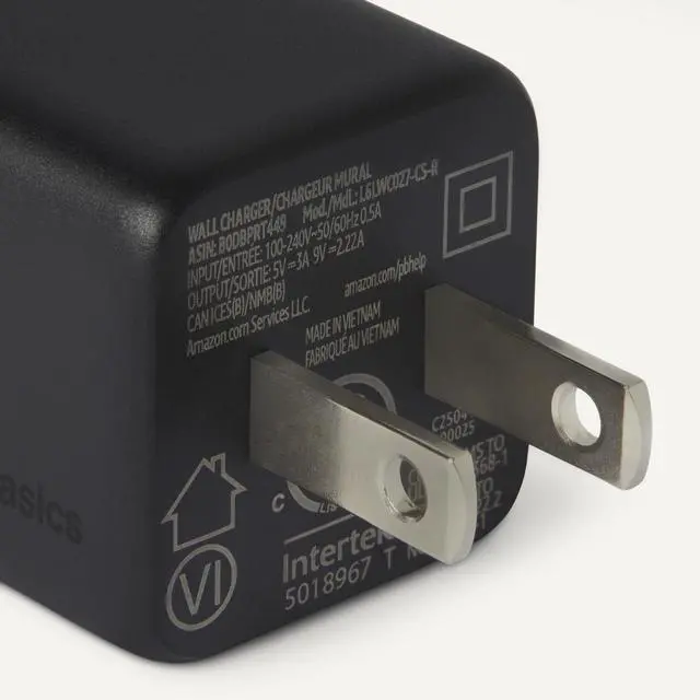 Alt view image 3 of 5 - 20W Fast Charging USB-C Nano GaN Wall Charger, 1-Port PD 3.1, Compact Travel-Friendly, Wide Compatibility for iPhone, Tablets, Phones, Black