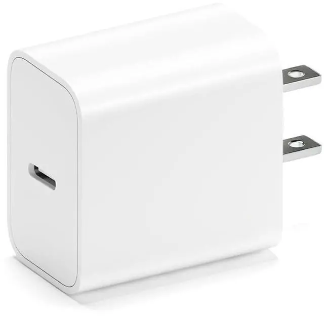 Main image of USB C Charger Block for Apple iPhone Air 17 16 15 14 13 12 11 Pro Max, 20W USBC Fast Charging Cube Plug Brick for Apple Watch iPhone iPad Airpods and More, 1Pack 1C USB-C Power Adapter, White