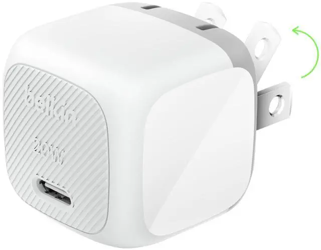 Main image of USB C Charger Block 20W, Fast Charging Block, Type C Wall Charger, Compatible w/Apple iPhone 17, Air, Pro, AirPods, Apple Watch, Samsung Galaxy S26, Google Pixel 10, iPad,etc - White