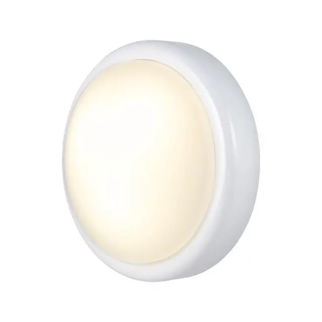 Alt view image 5 of 5 - Battery-Operated Tap Light, White Push Light, Stick-On, Wireless and Portable, Ideal for Cabinets, Closets, Nightstands, Bathrooms, and Hallways 54807