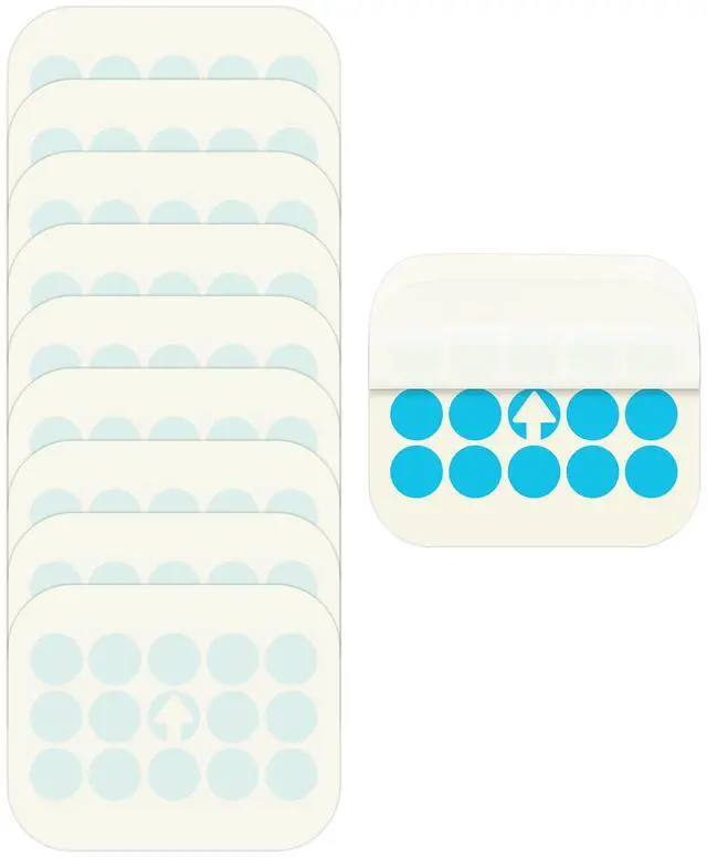 Alt view image 7 of 7 - 10 Pcs Refill Glue Cards Replacement Sticky Cards for Flying Insect Trap Indoor Plug-in Bug Catcher Zapper Light