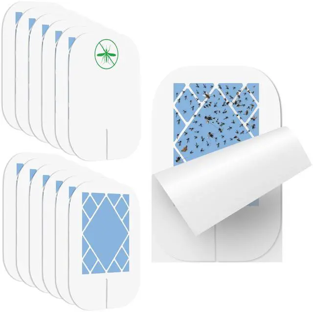 Main image of 12 Pack Flying Insect Trap Refill Compatible with VEYOFLY Fly Trap VF01, Glue Board Bug Catcher, Replacement Sticky Glue Cards for Insect Bug Mosquito Gnat Fruit Fly Traps Indoors (Classic)