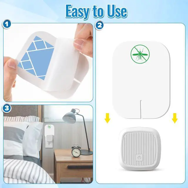 Alt view image 5 of 7 - 12 Pack Flying Insect Trap Refill Compatible with VEYOFLY Fly Trap VF01, Glue Board Bug Catcher, Replacement Sticky Glue Cards for Insect Bug Mosquito Gnat Fruit Fly Traps Indoors (Classic)