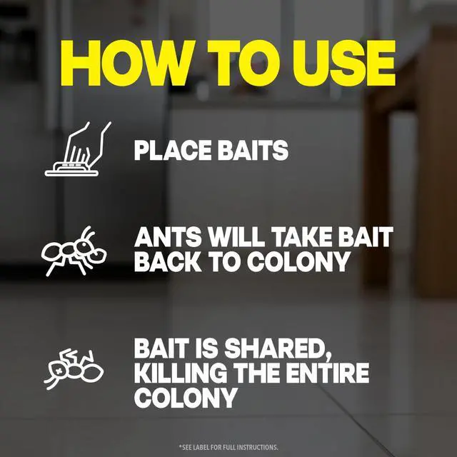 Alt view image 7 of 7 - Ant Killer Baits, Child Resistant Bug Killer for Indoor Home Use, 0.24 Oz, 8 Count