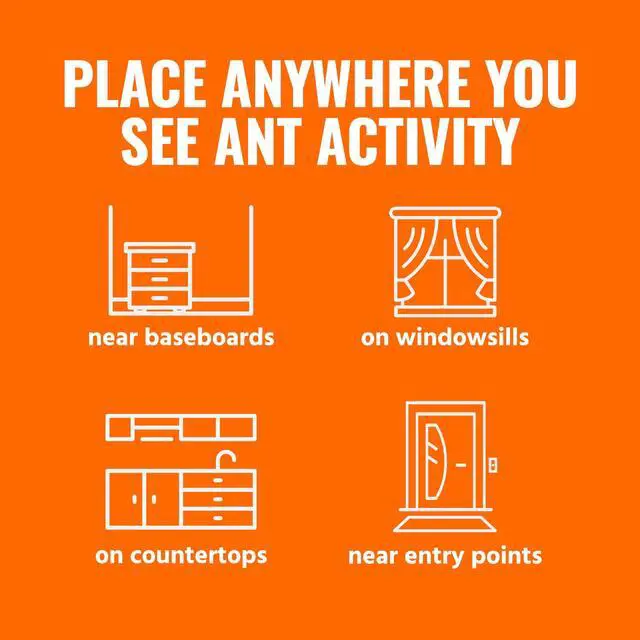 Alt view image 7 of 7 - Multi-Surface Liquid Ant Baits, 4-Pack, Indoor Bait Stations for Home