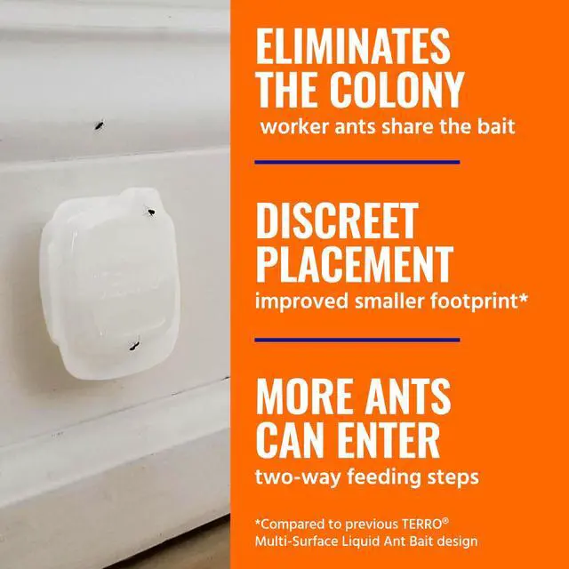 Alt view image 5 of 7 - Multi-Surface Liquid Ant Baits, 4-Pack, Indoor Bait Stations for Home