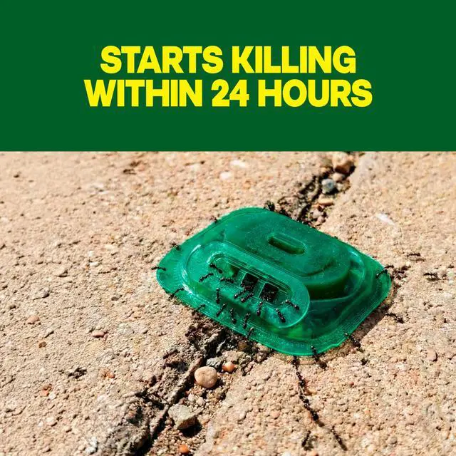 Alt view image 4 of 5 - Outdoor Liquid Ant Bait, Starts Killing Listed Ants Within 24 Hours, Effective Outdoors, Pre-Filled and Ready-to-Use, 8 Bait Stations Per Pack, 2 fl oz