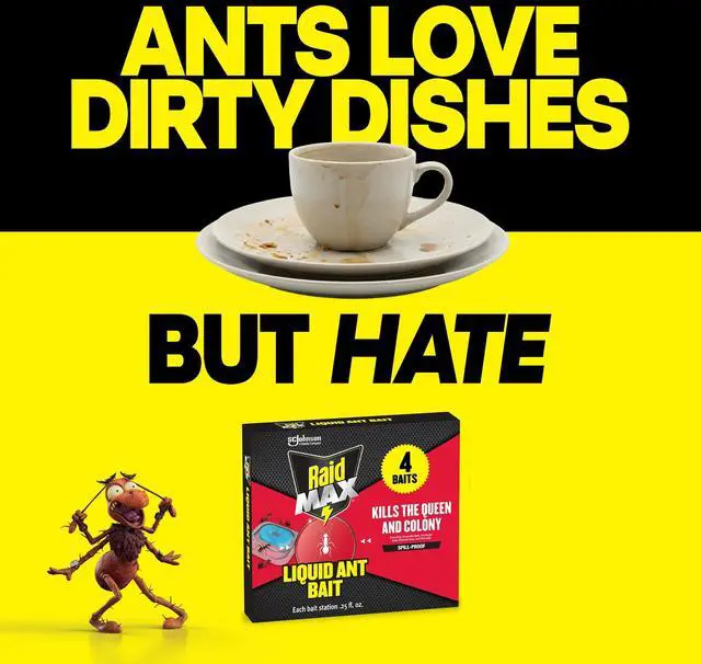 Alt view image 6 of 7 - MAX Liquid Ant Bait - Ant Traps Indoor and Outdoor Use Insect Repellent & Pest Control That Kills Ants Where They Breed - 12 Count