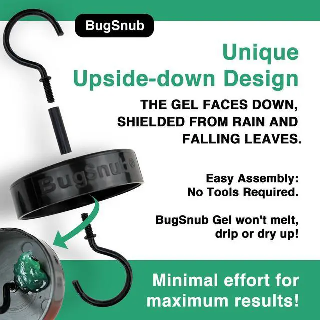 Alt view image 5 of 7 - Hanging Ant Guard (1-pack)- Waterless Ant Defense for Hummingbird Nectar Feeders, Unique Upside-down Design, No Liquid Moat, Metal Hooks