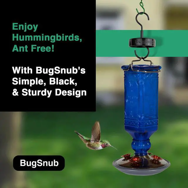 Alt view image 7 of 7 - Hanging Ant Guard (1-pack)- Waterless Ant Defense for Hummingbird Nectar Feeders, Unique Upside-down Design, No Liquid Moat, Metal Hooks