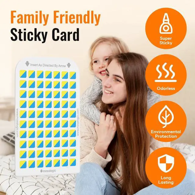 Alt view image 5 of 7 - Sticky Card Plug Refill Replacement Glue Cards for Flying Insect Trap Indoor-10pack (No Device)