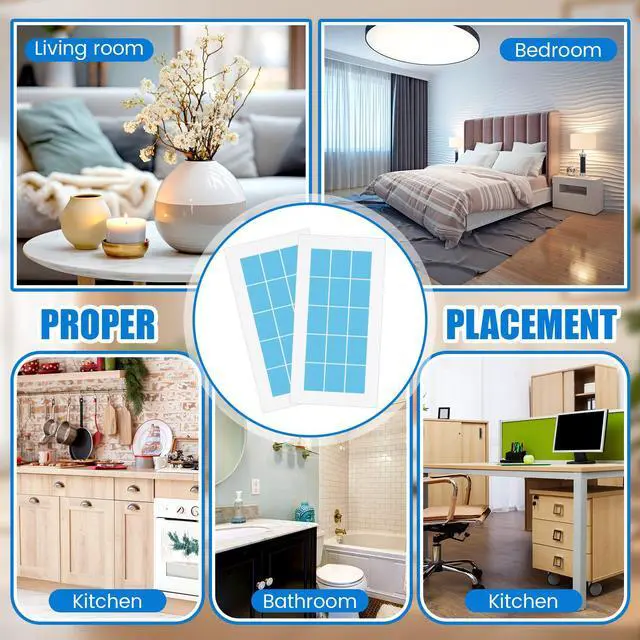 Alt view image 6 of 7 - 30 Pack UV Flying Insect Trap Refill Compatible with Shieldeck Sticky Card Plug Refill Replacement Glue Boards for Insect Bug Mosquito Gnat Indoors (No Device)