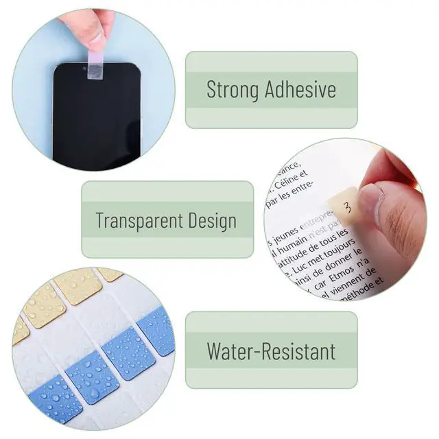 Alt view image 4 of 7 - Sticky Index Tabs, 480 Pcs, Pastel Sticky Tabs for Notebooks