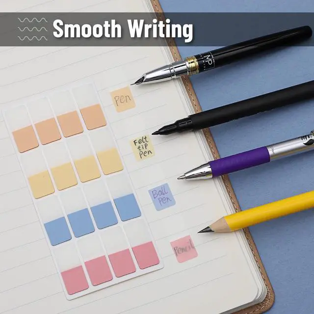 Alt view image 3 of 7 - Sticky Index Tabs, 480 Pcs, Pastel Sticky Tabs for Notebooks