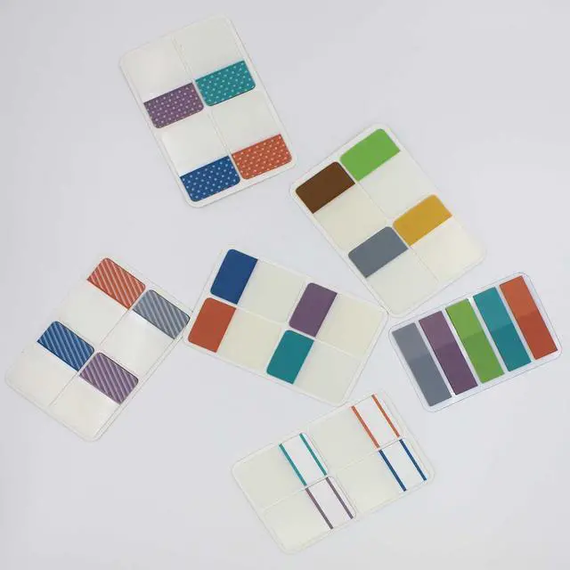 Alt view image 6 of 7 - 900 PCS 1 Inch Book Tabs Sticky Index Tabs,Writable Repositionable