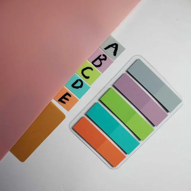 Alt view image 4 of 7 - 900 PCS 1 Inch Book Tabs Sticky Index Tabs,Writable Repositionable