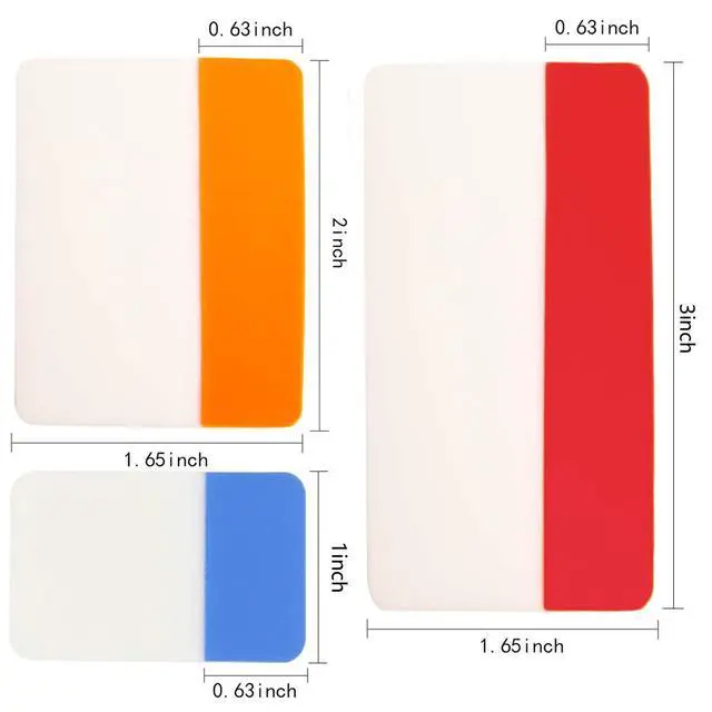 Alt view image 3 of 7 - Sticky Tabs 480 Pcs, Adhesive Book Tabs, Page Markers, 1 Inch, 2 Inch, 3 Inch Annotation Tabs, Labels for Books, Notebooks, Files, Binders, Bible, Flags for Office and School Use (10 Colors)