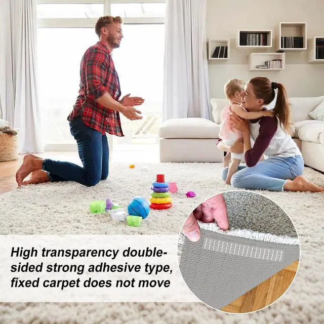 Alt view image 7 of 7 - 4 Pack 0.5 in x 33FT/10mDouble Sided Fabric Tape Heavy Duty for HemFashion Dress, Cloth CurtainsHigh Adhesive Sticky but Removable and Residue Free, No Sewing or Ironing NeedMultipurpose,