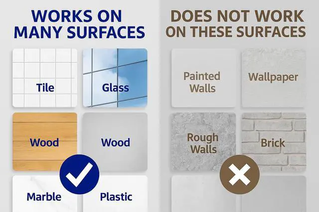 Alt view image 2 of 7 - Heavy Duty Double Sided Mounting Tape - 10ft Clear Removable Adhesive Strips for Wall Pictures Decor - Damage Free Reusable Nano Technology