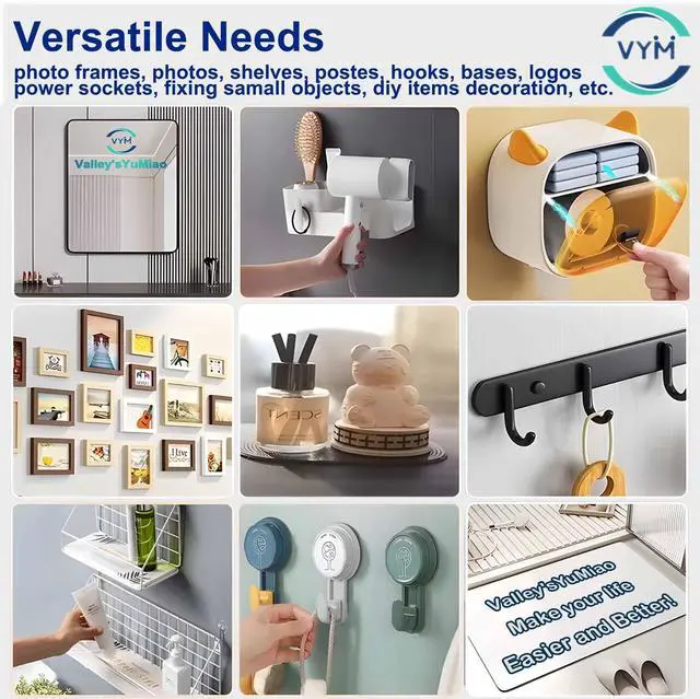 Alt view image 3 of 7 - 4Rolls Thicker 2mm, Nano Double Sided Mountinging Heavy Duty Tape, 2 Sides Sticky Tack Tape for Painted Walls AC Hanging Clear, 0.7in×10fts, 40fts Total Long (Thicker. 4 pack×0.7''×10fts)