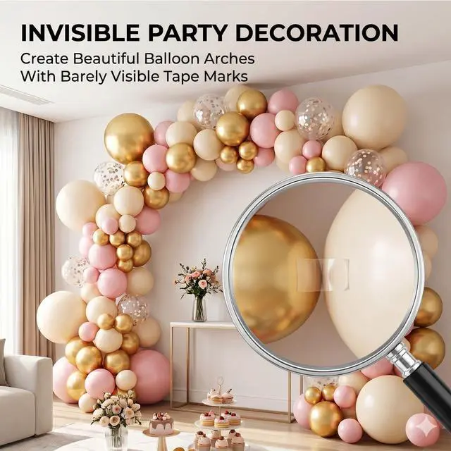 Alt view image 4 of 7 - Thin Double Sided Tape, 7 Rolls Clear Nano Tape Kit in Multi-Sizes