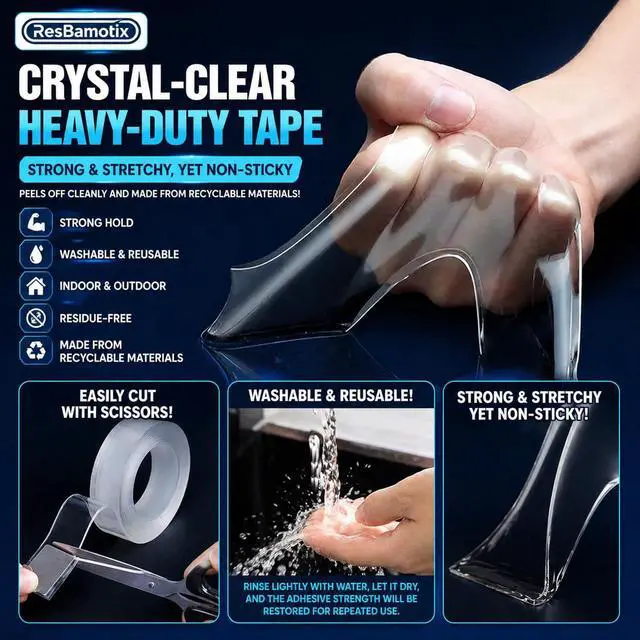 Alt view image 5 of 7 - Nano Double Sided Tape, Removable Reusable Mounting Tape